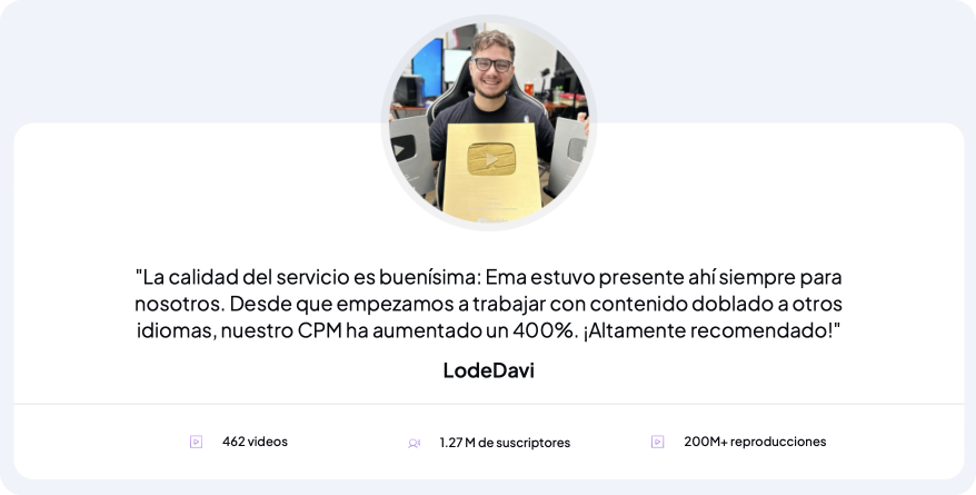 YouTuber obtiene resultados increíbles tras doblar su canal